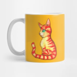 Fiery cat Mug